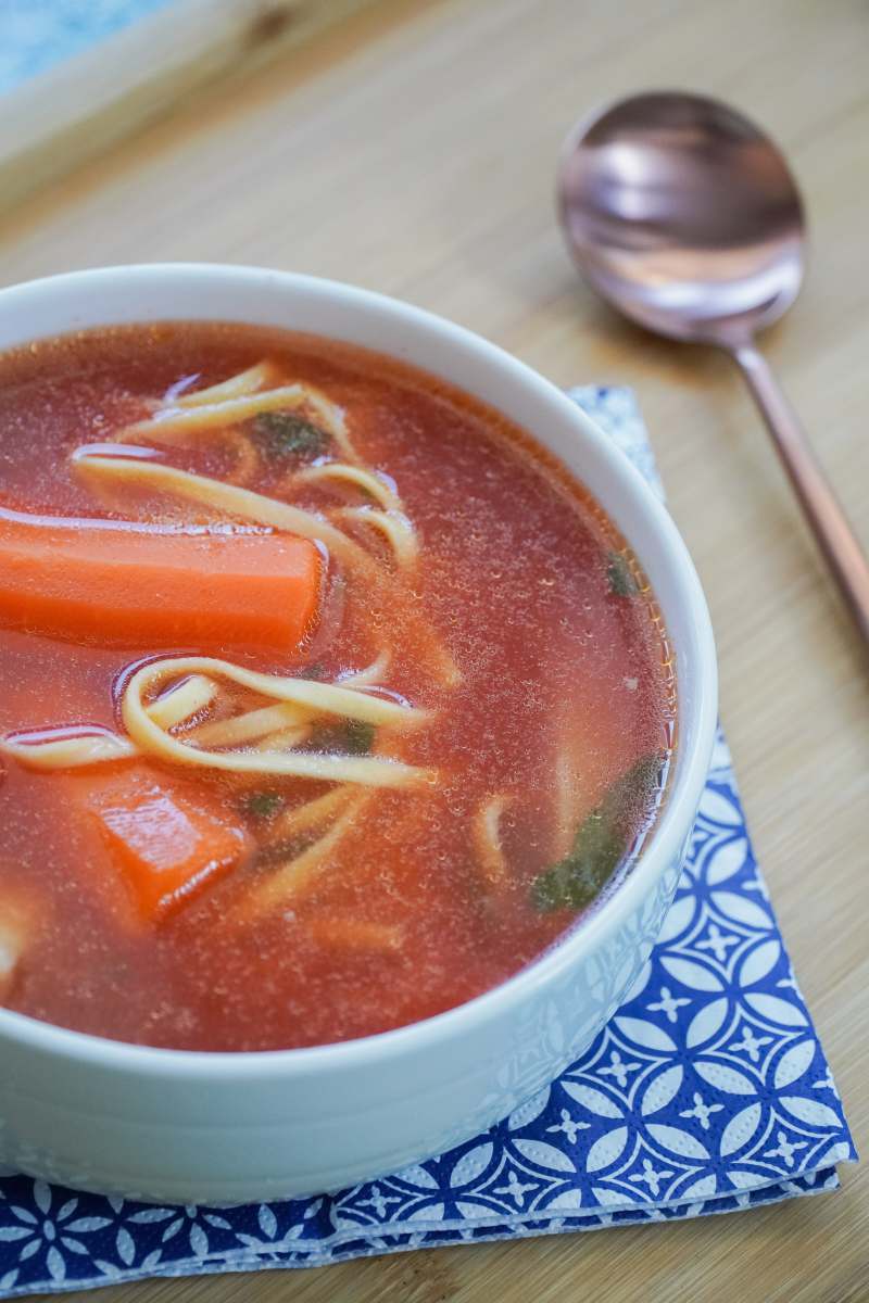 tomatoes soup soup dish on white ceramic bowl soup with tomatoes and carrot